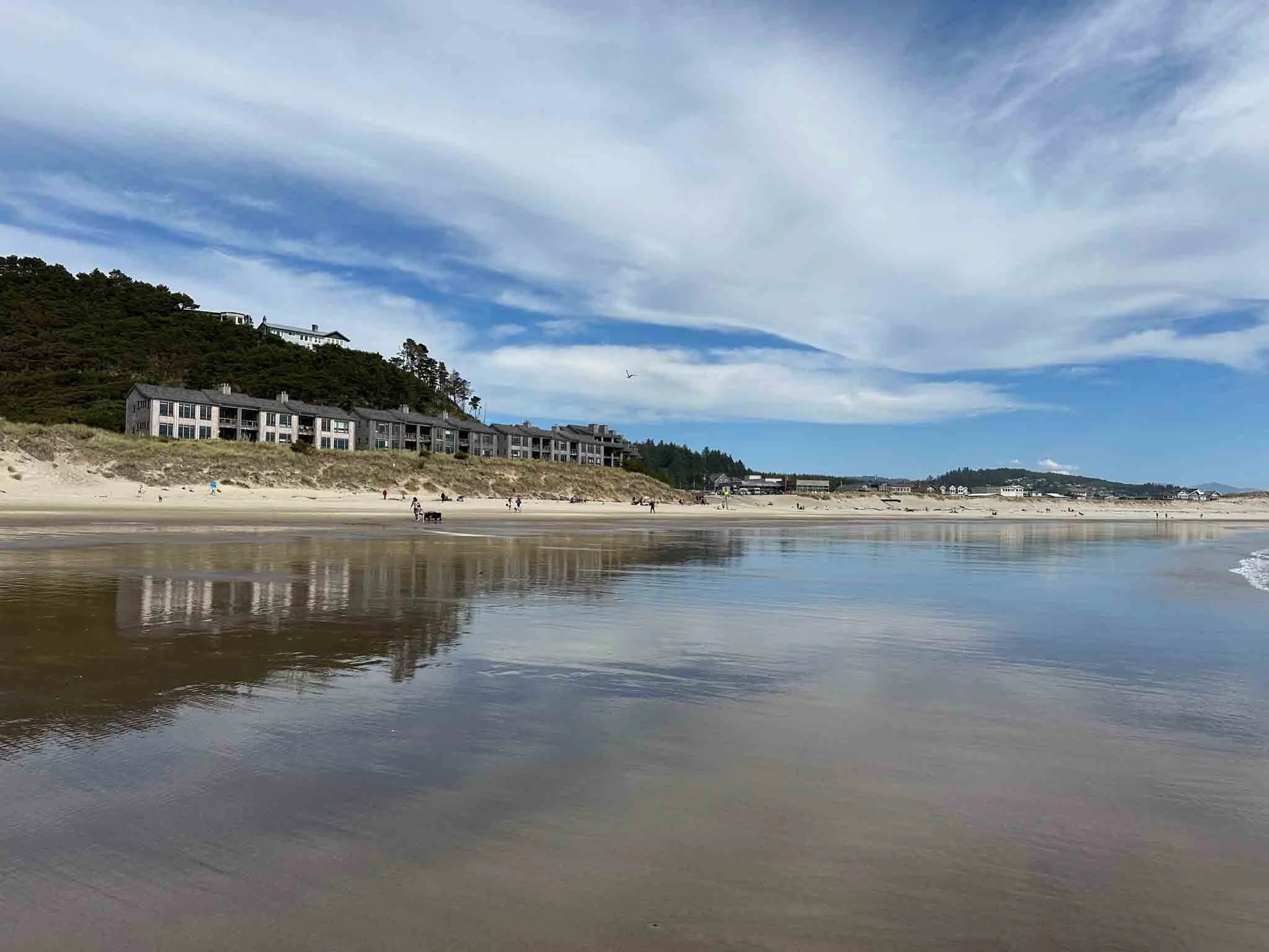 headlands lodge and spa view from beach