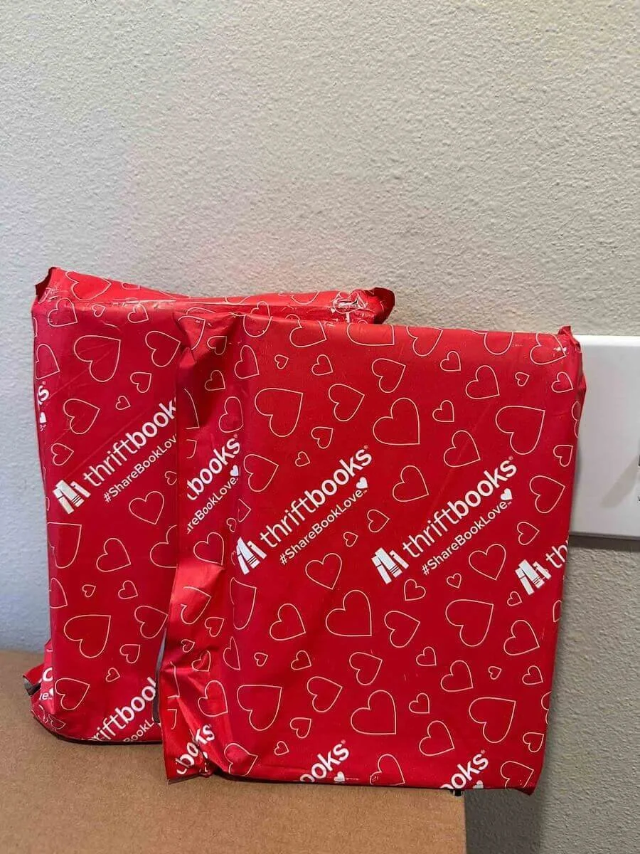 book package from thrift books