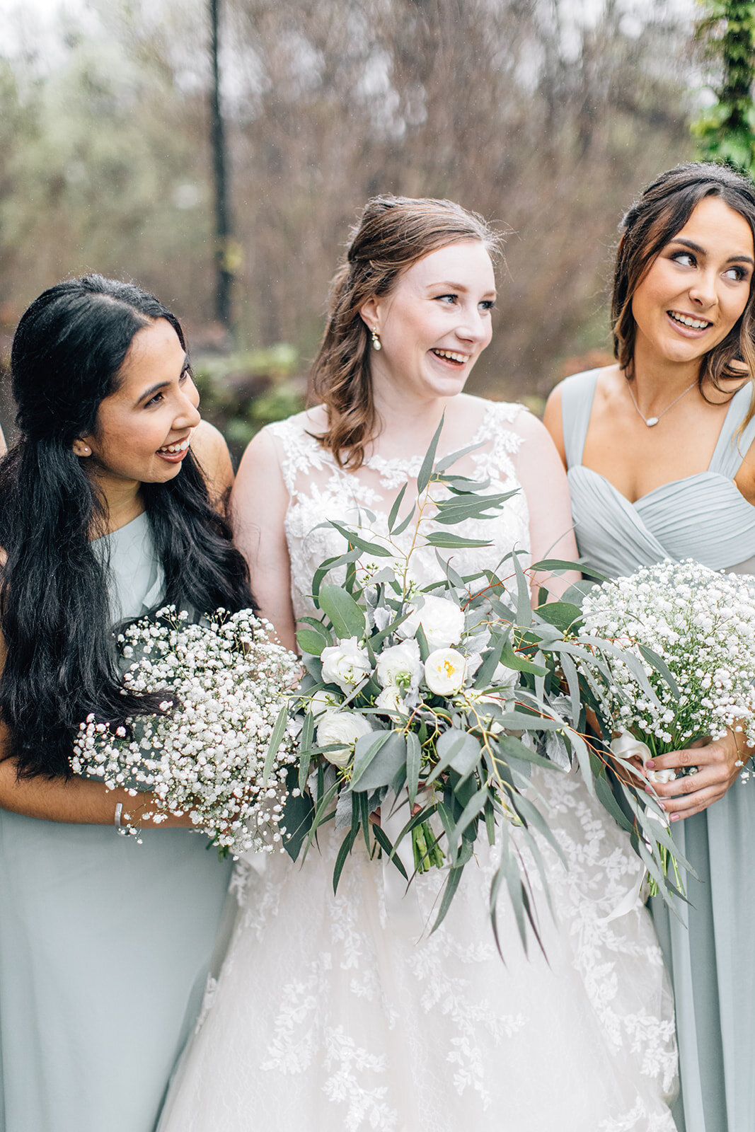 Baby's Breath Bridesmaid Bouquet