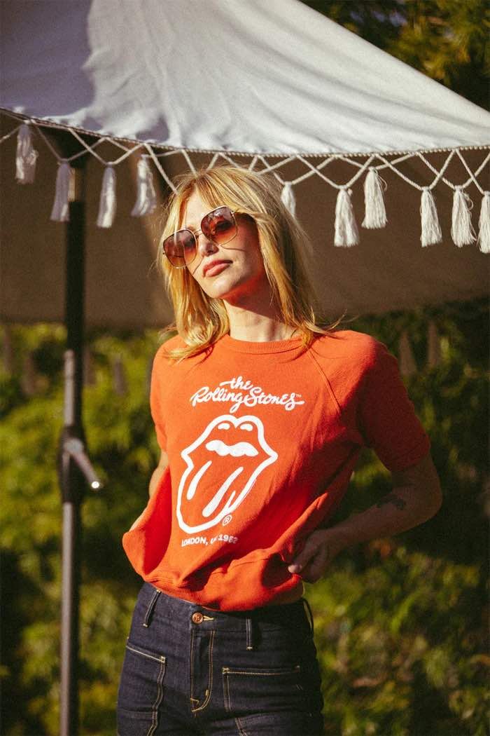 vintage inspired Rolling Stones t-shirt
