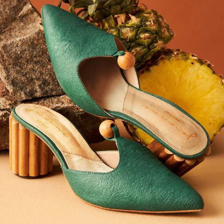 vegan leather heels