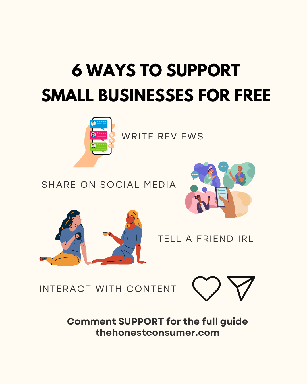 6 Ways To Support Small Businesses Without Spending A Dime The Honest 