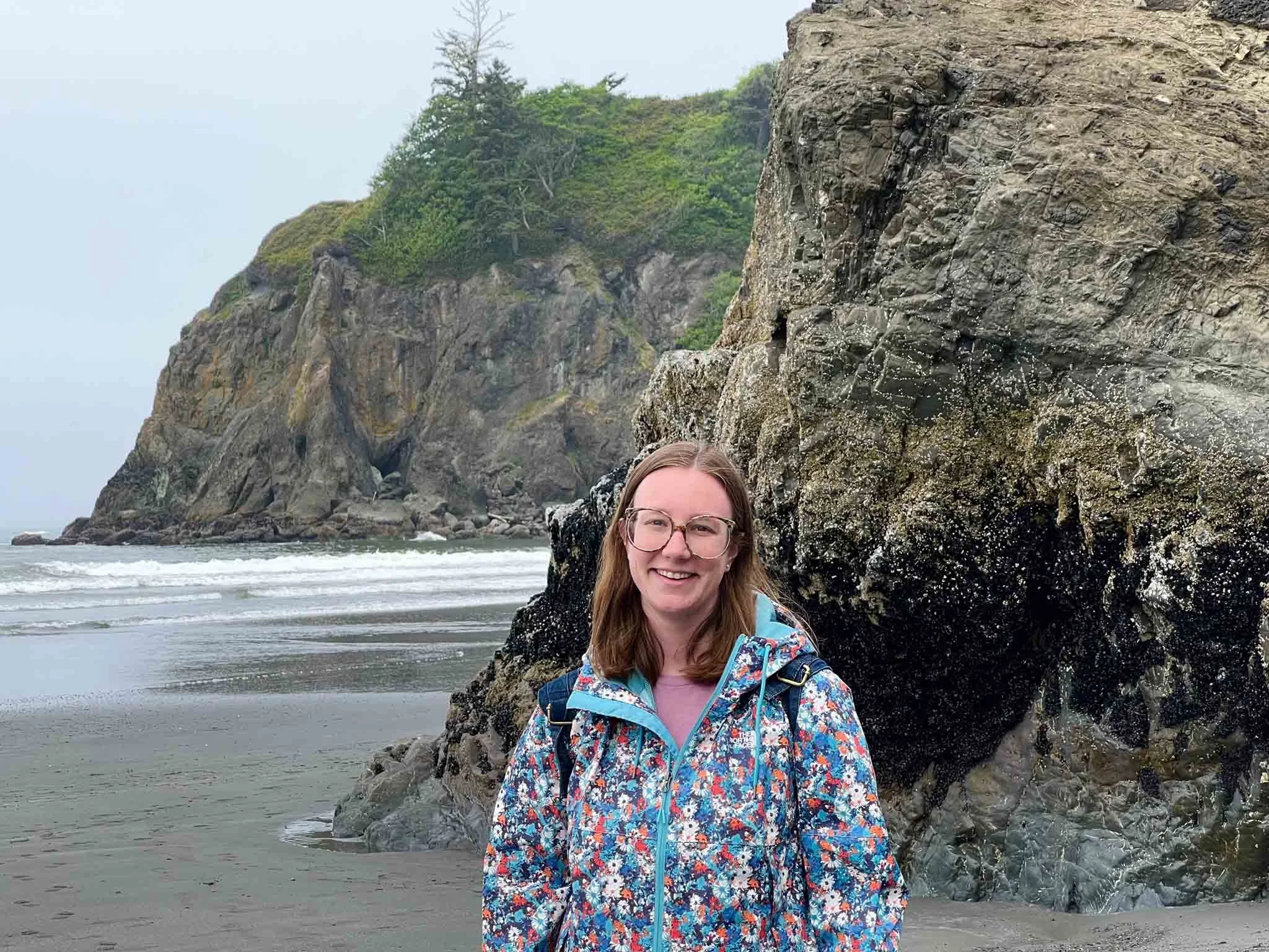 emily on ruby beach