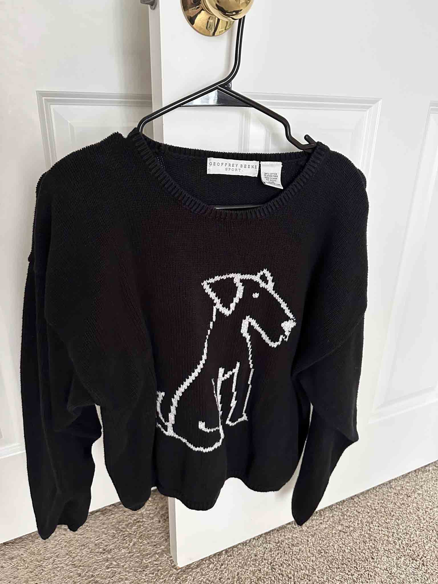 thrifted dog sweater
