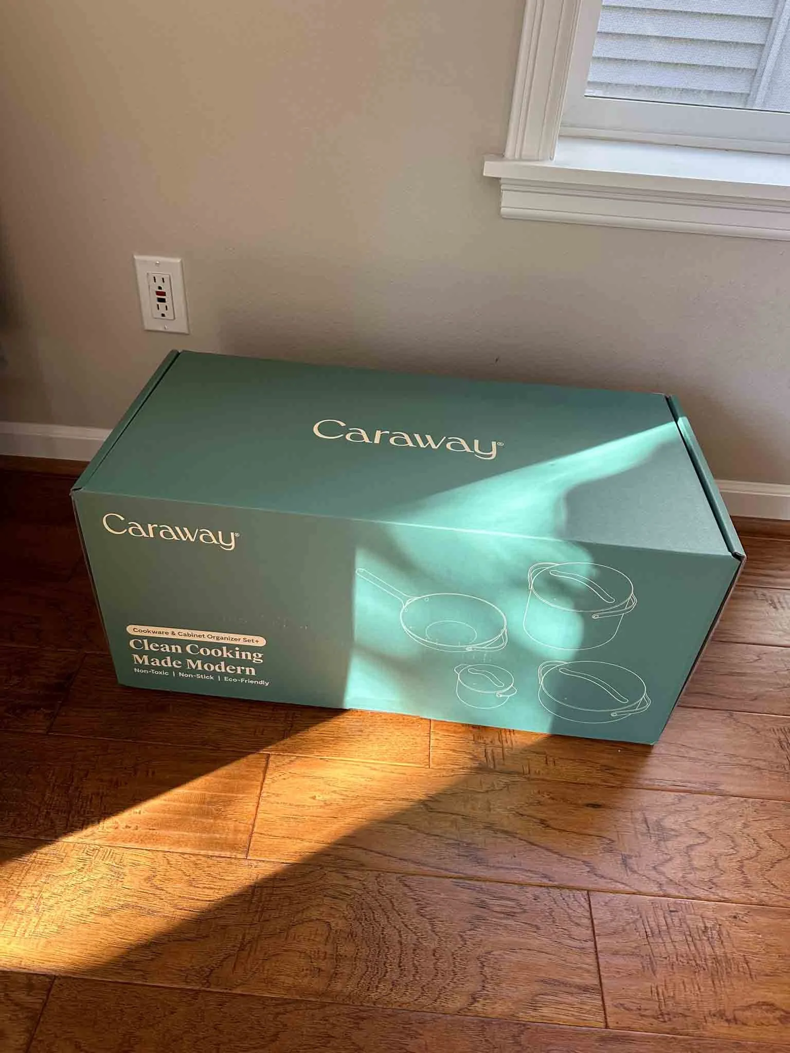 caraway cookware set in box
