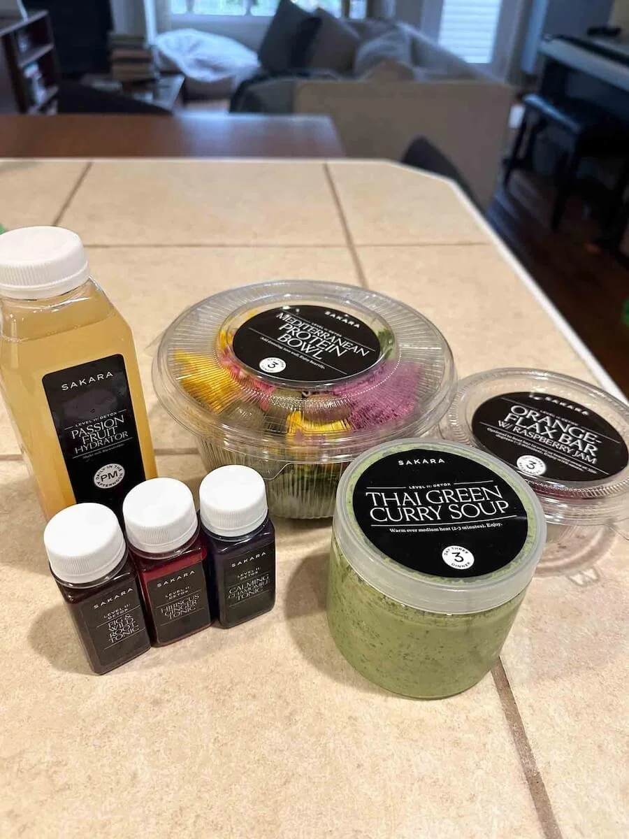 sakara detox day 3 meals