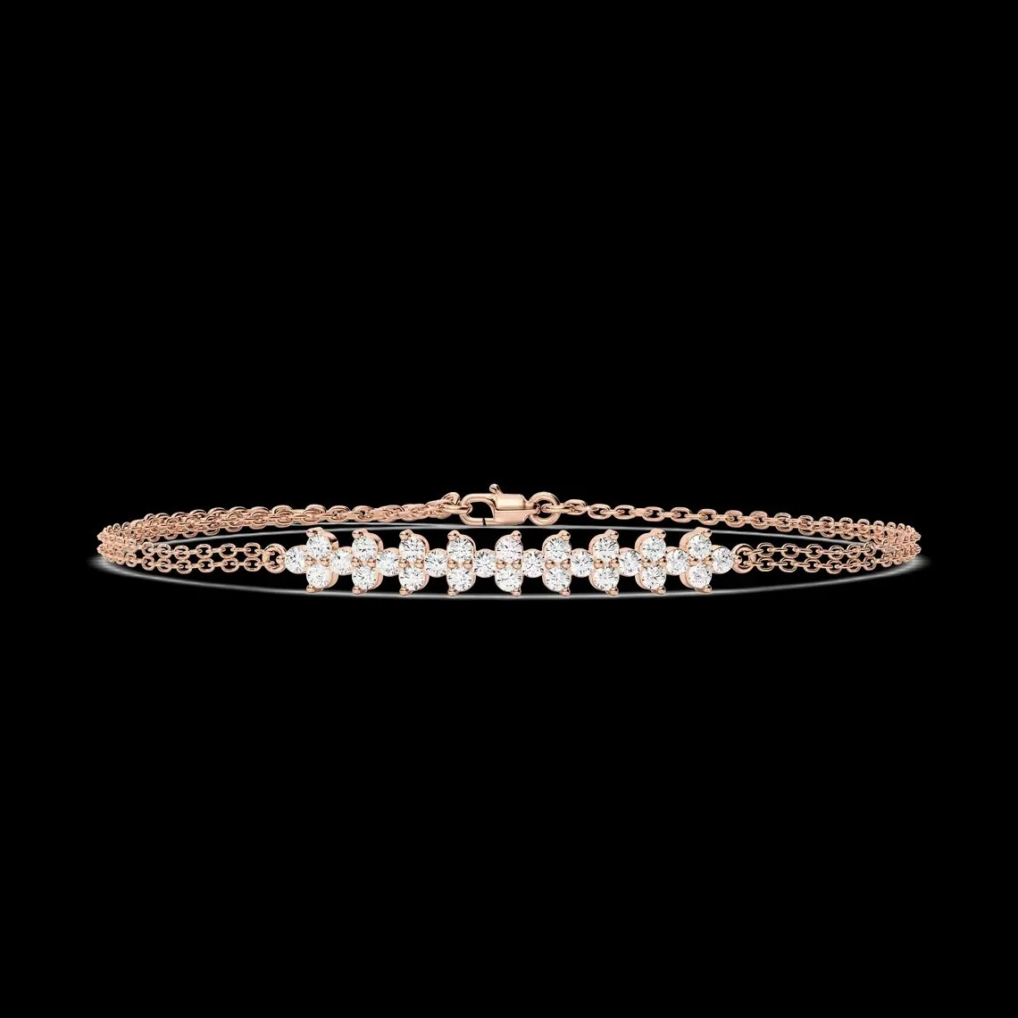lab grown diamond bracelet