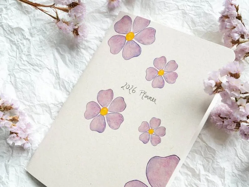 floral 2026 planner