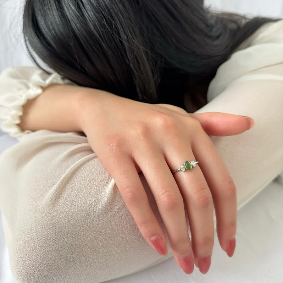 ethically made jade ring