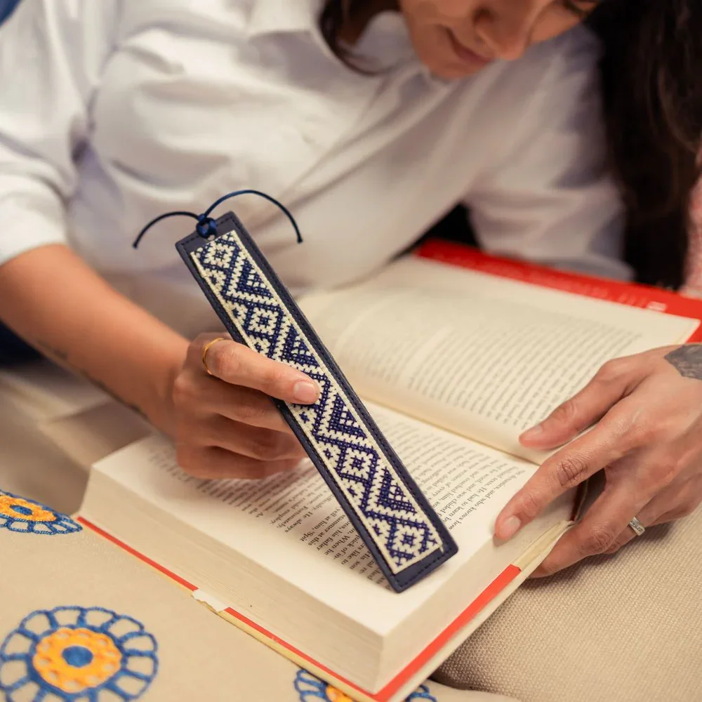 embroidered bookmark