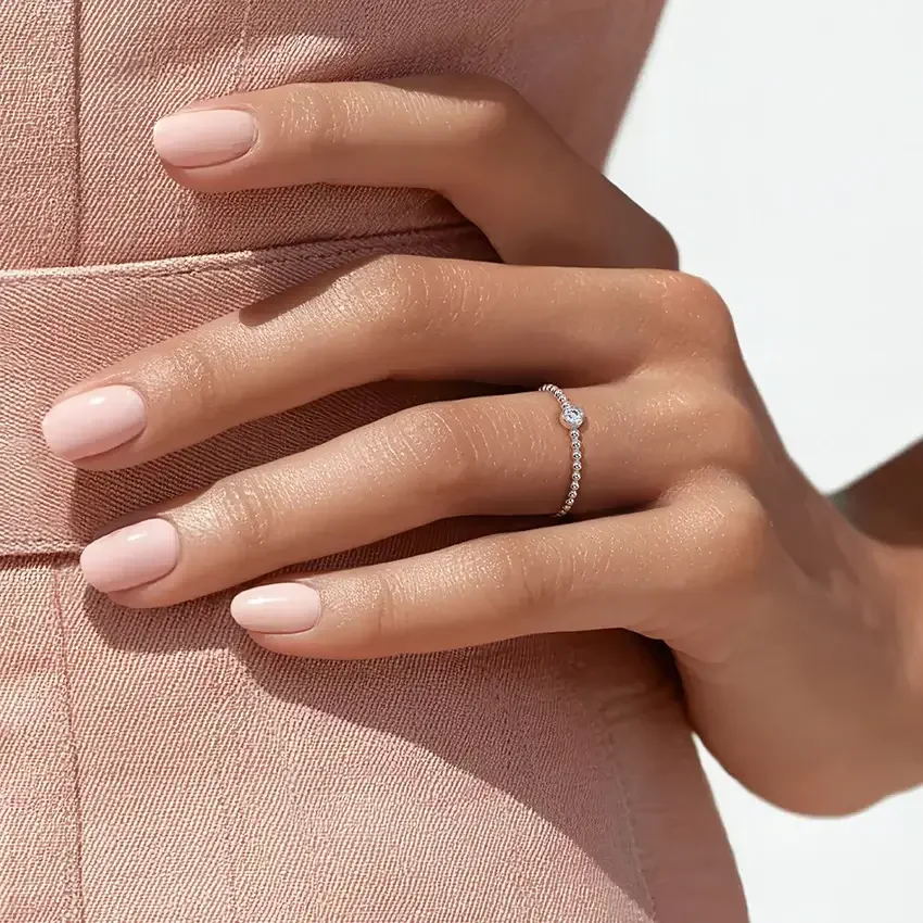 bubble engagement ring