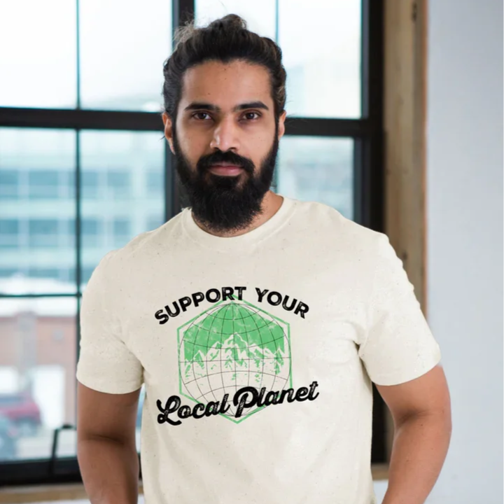 support the planet t-shirt