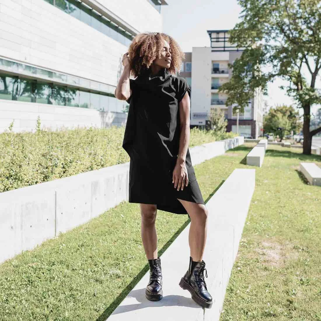 sustainable black tie dresses