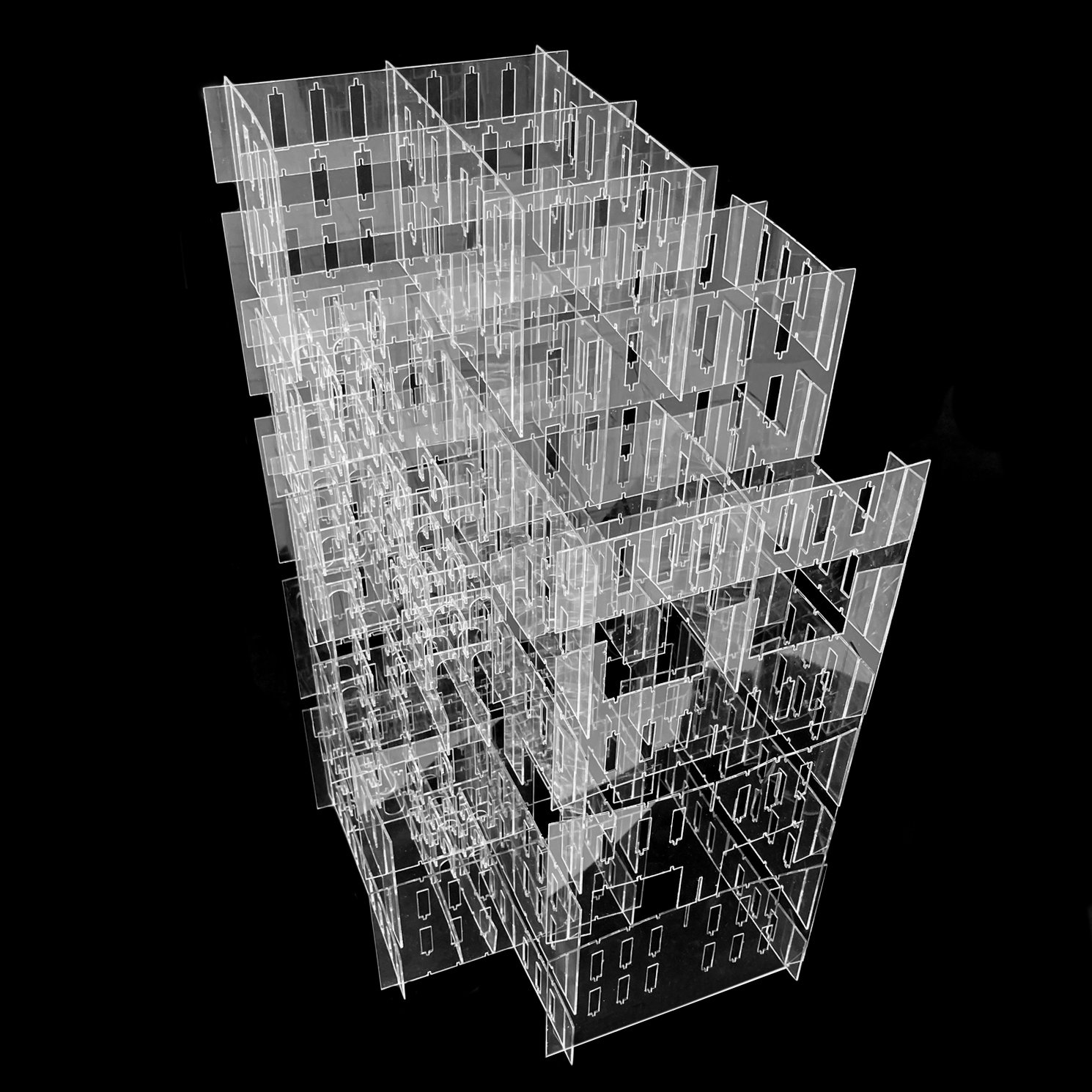 Laser-cut Architectural model 
