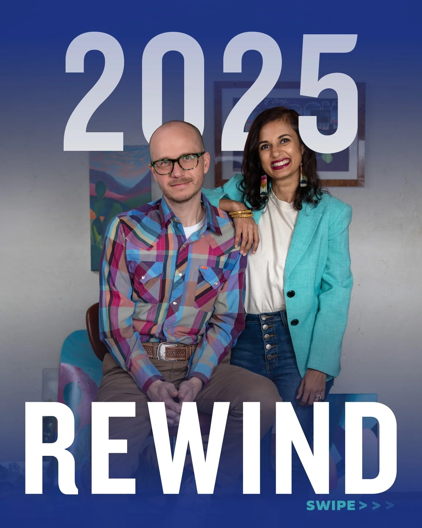 2025 saw a lot of growth and change for @daneheins and I. Half way through the year, I quit my day job to pursue design and murals full time after a decade of working at agencies and in-house design teams. We poured our hearts into what we love to do