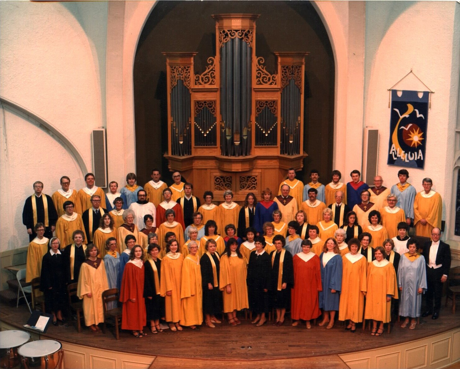 The Community Choir at FESTIVAL II – April 25, 1982, The Presbyterian Church.