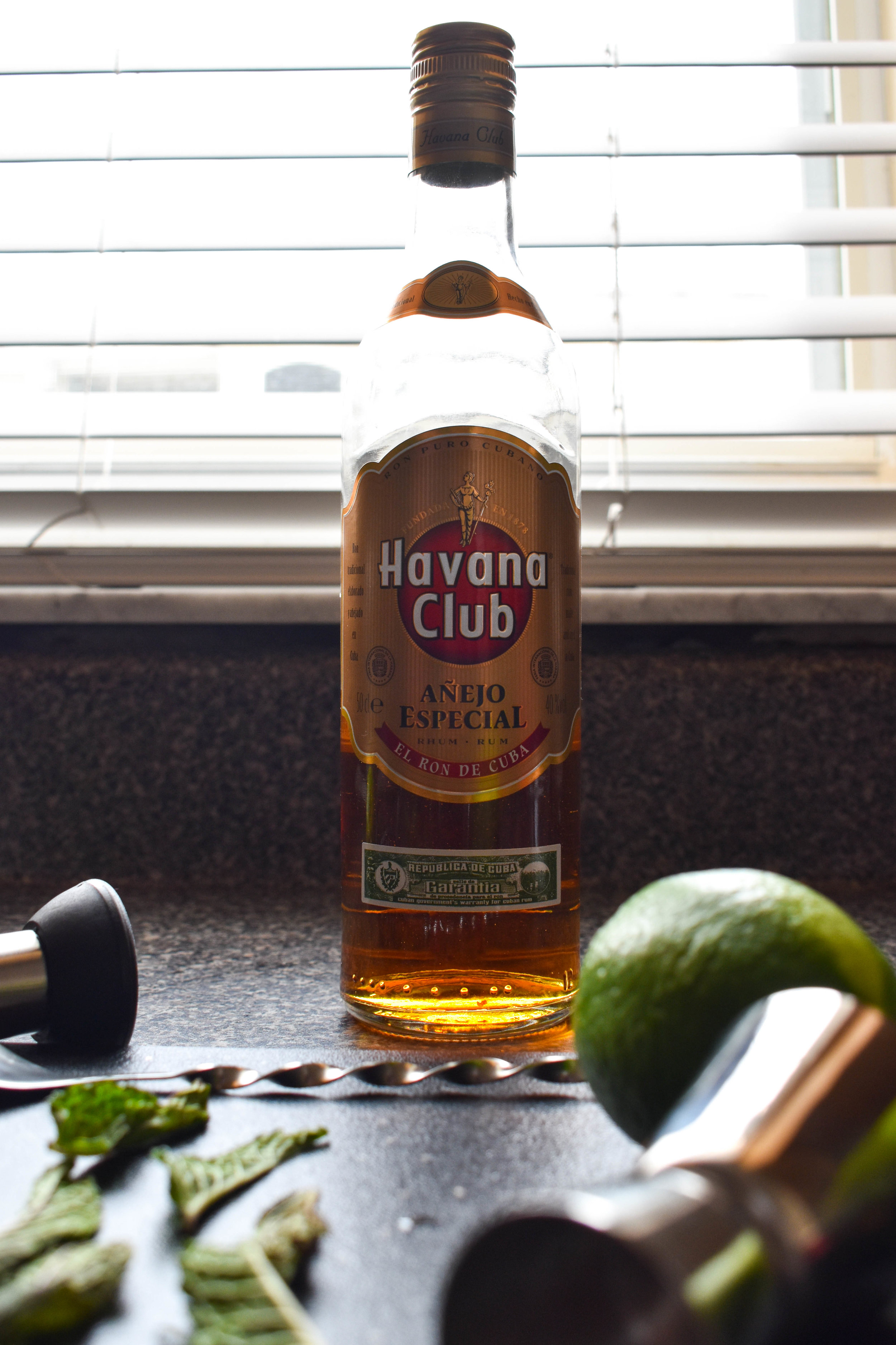 havana club rum mojito with dark rum cocktails