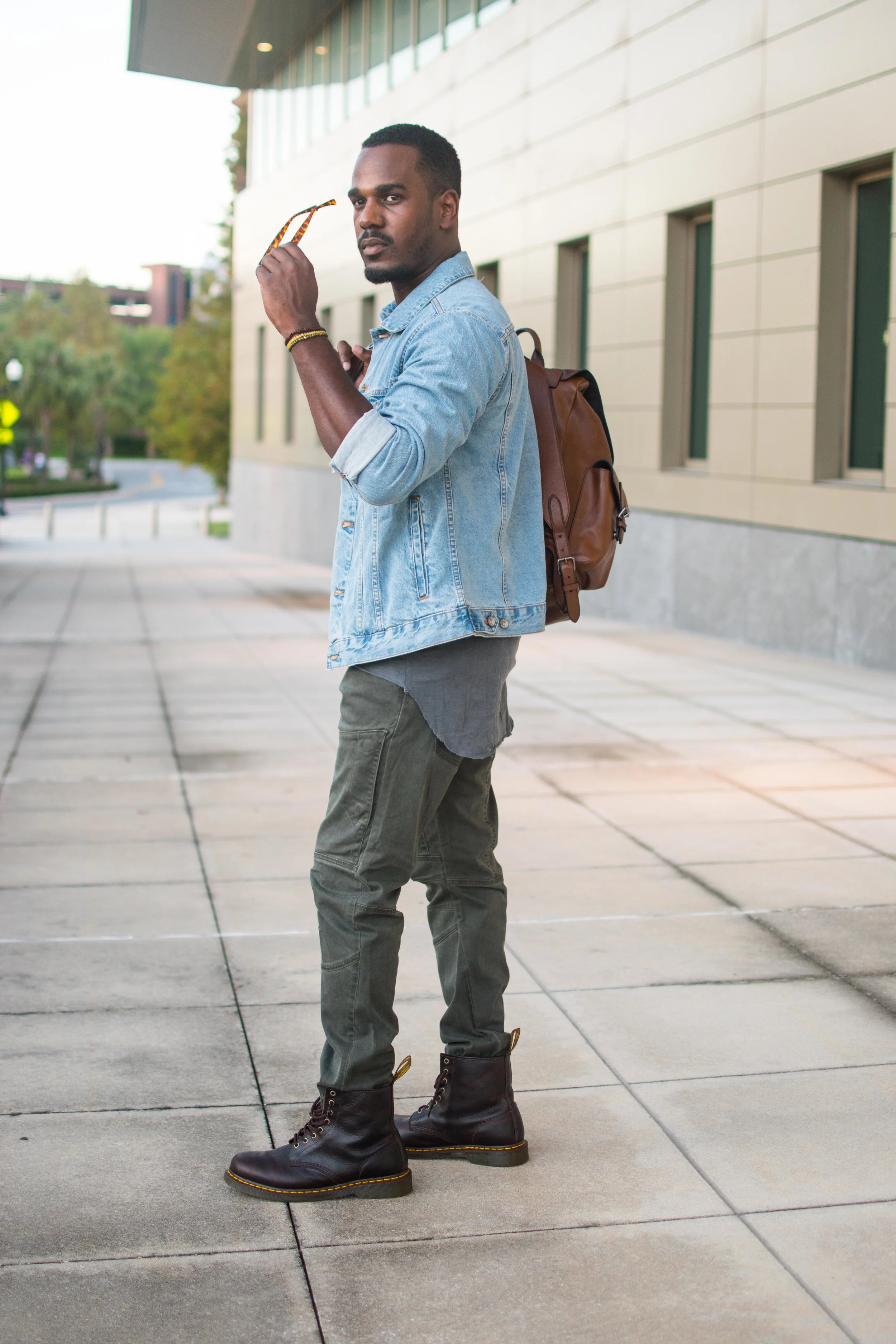 denim jacket style men