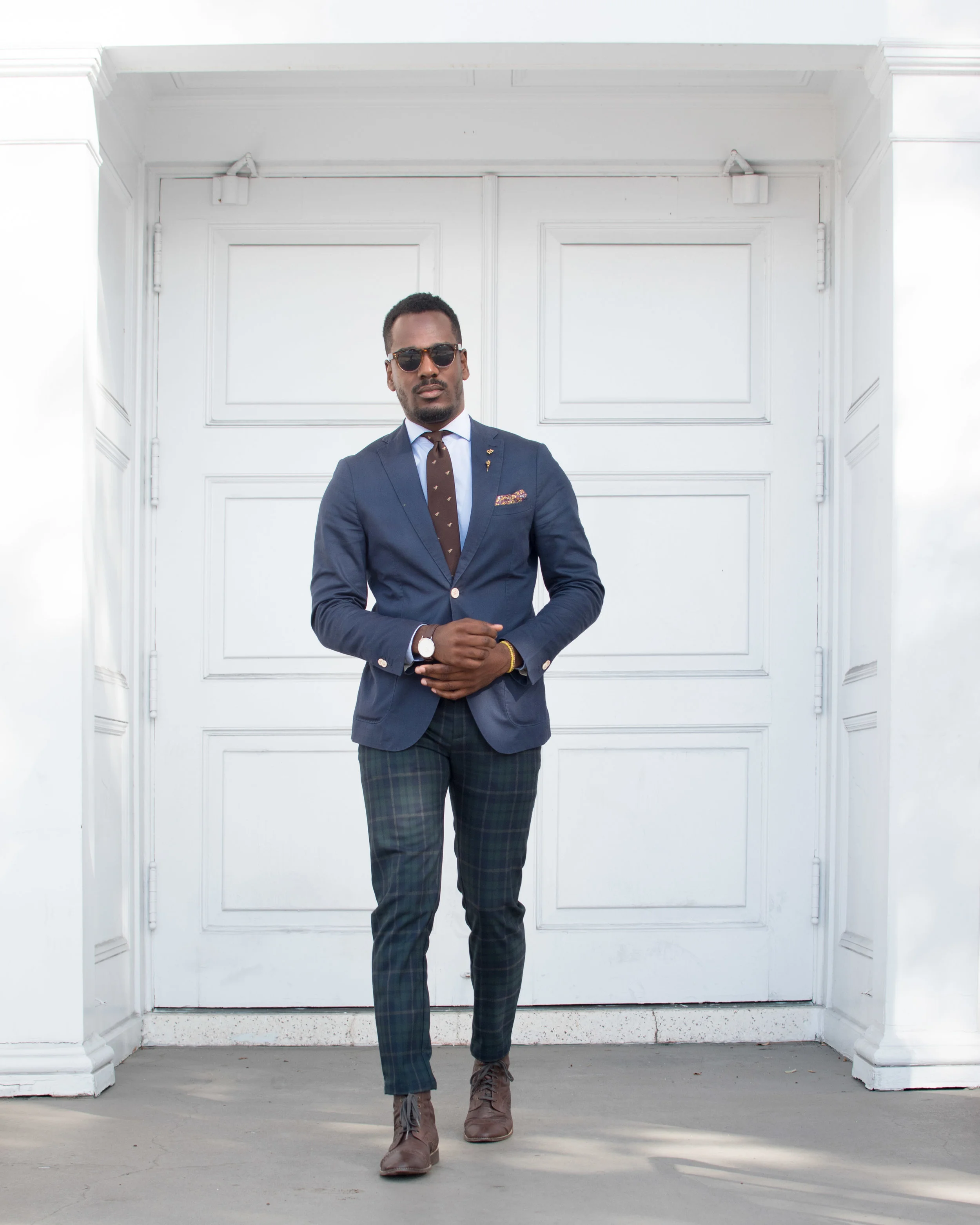 mens navy blazer style