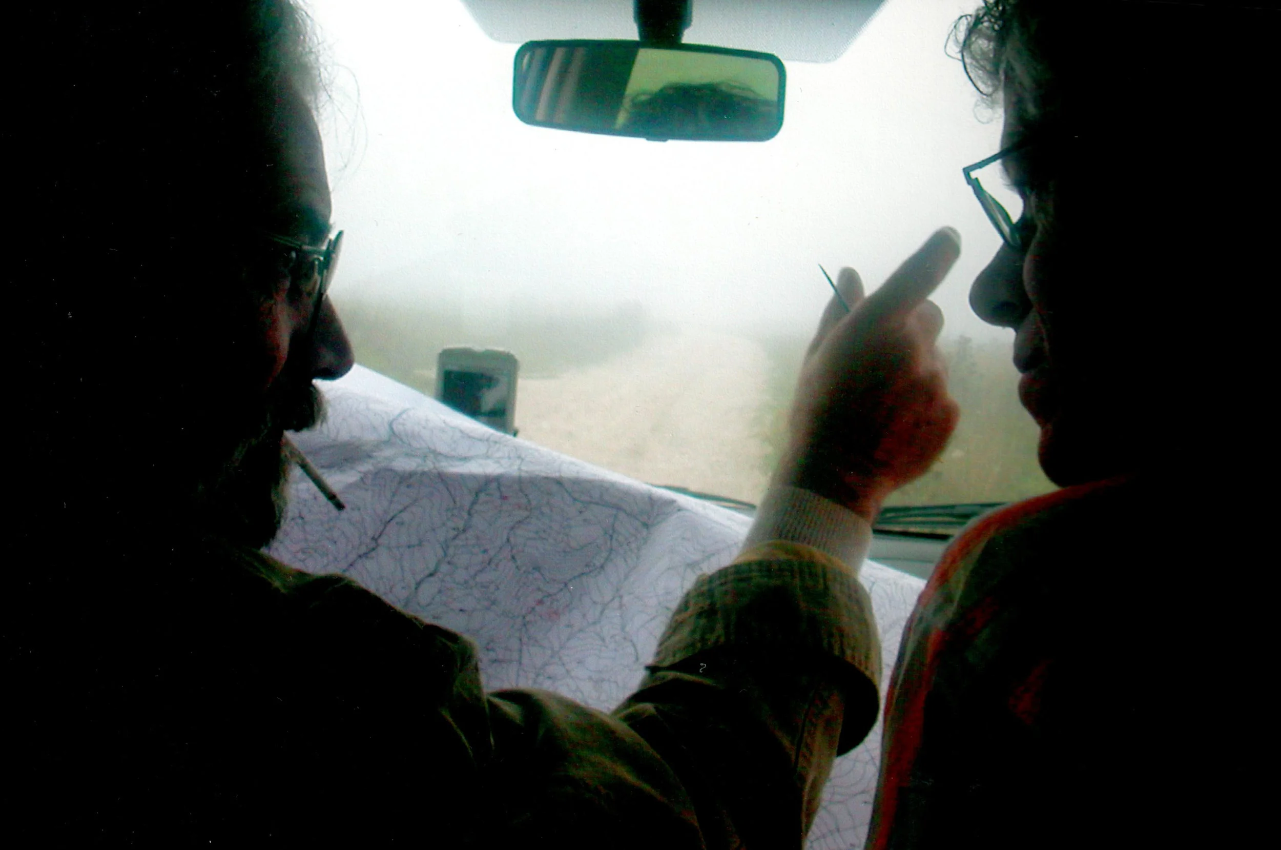 Rich (on right) with client in Italy