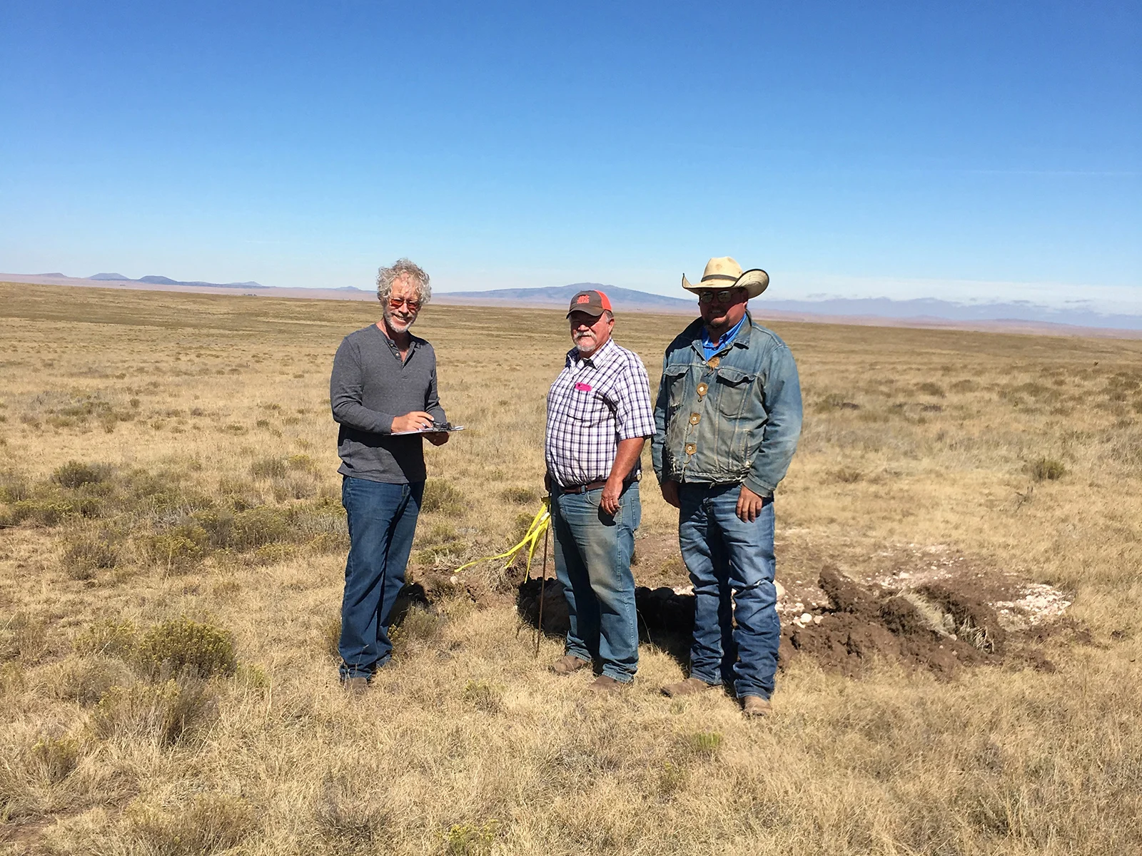 Rich in New Mexico with ranch owners who are building a wind farm