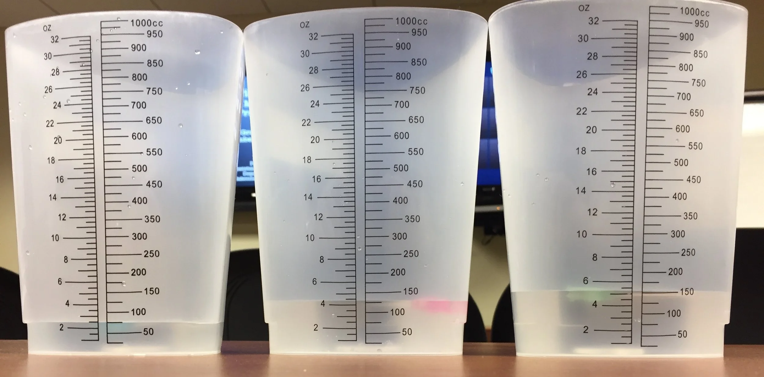 Volume you can get through a 22g, 20 g, and 18 g IV catheter in one minute.