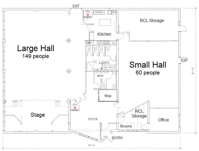 Blueprints for Ritchie Community League Hall
