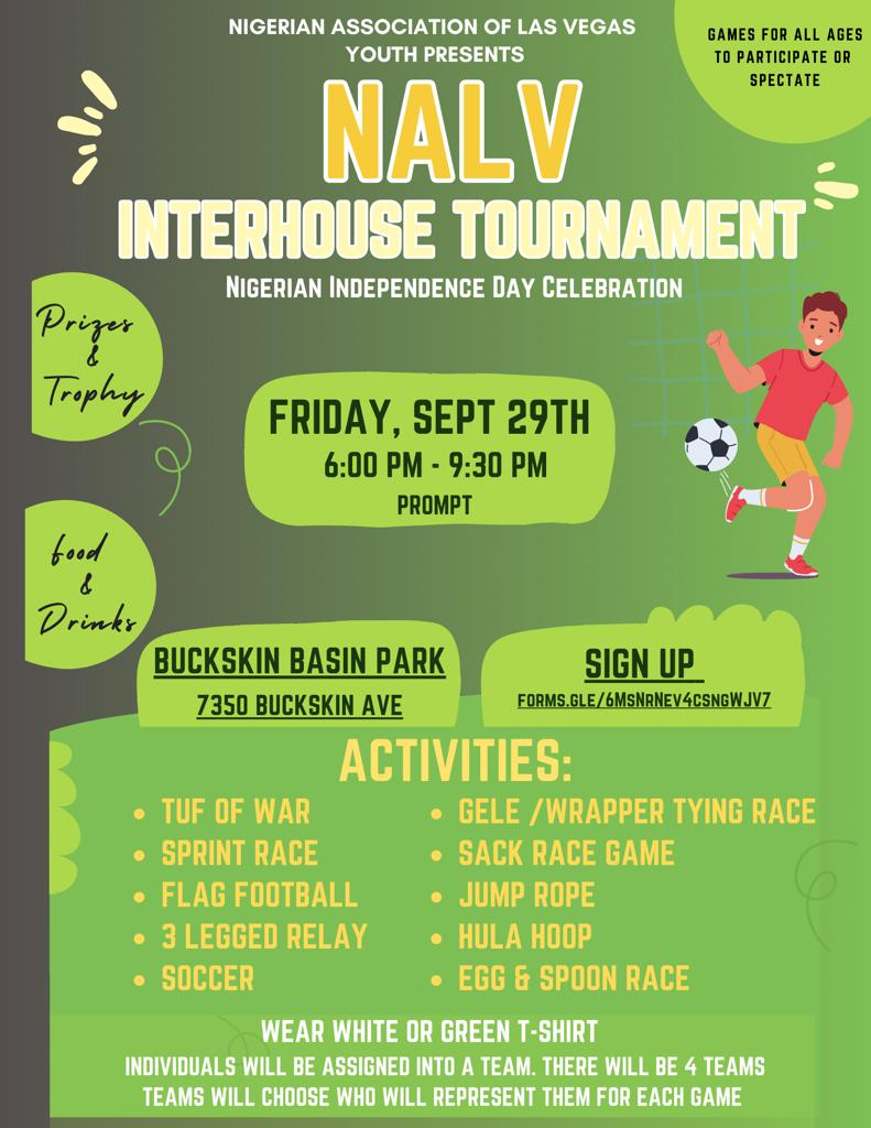 NALV Interhouse Tournament - Independence Day Celebration 