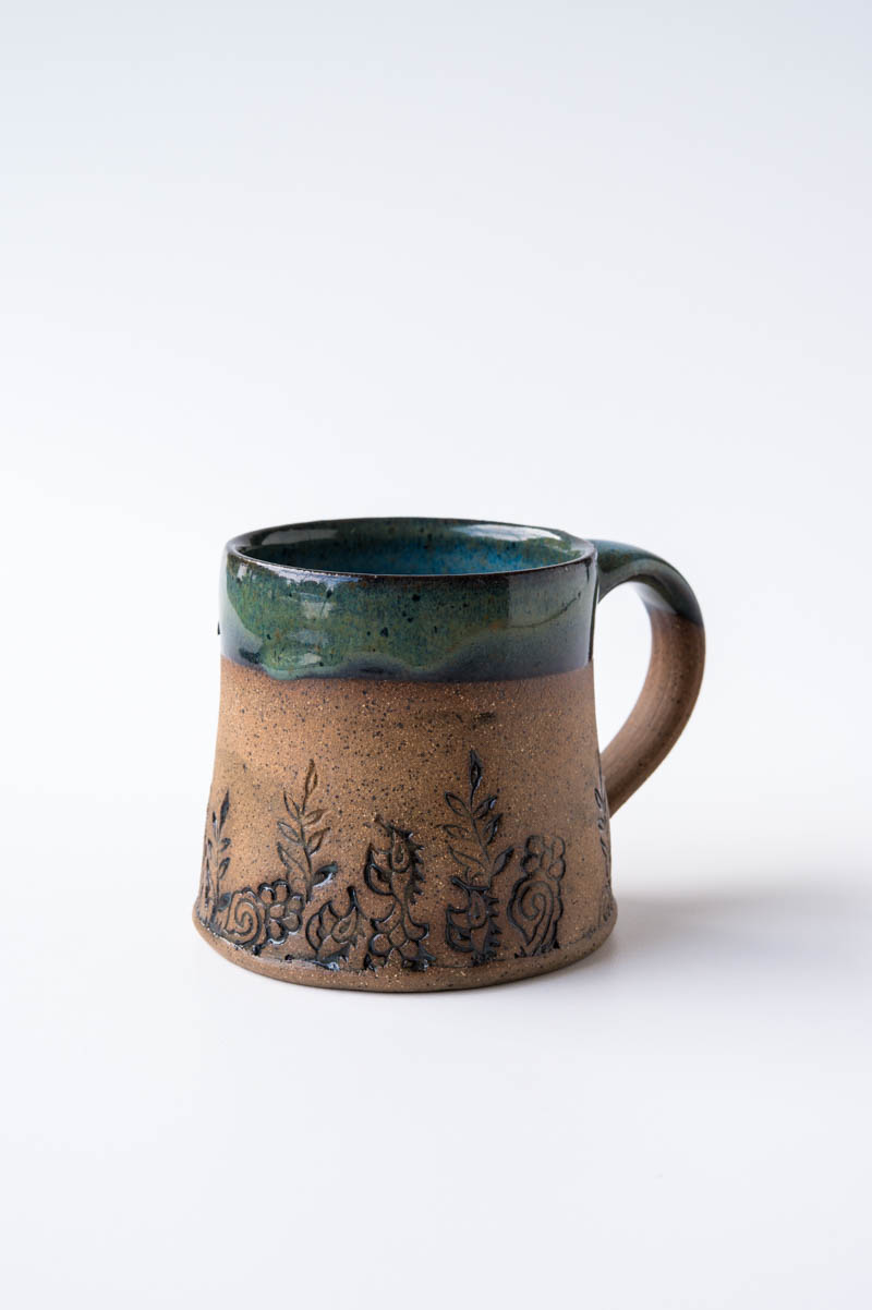 Tall Mug — Ocean Fire Pottery