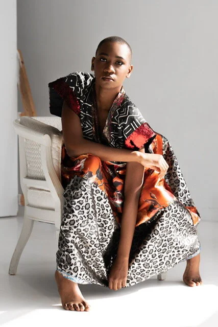 Blood Orange Kimono Dress