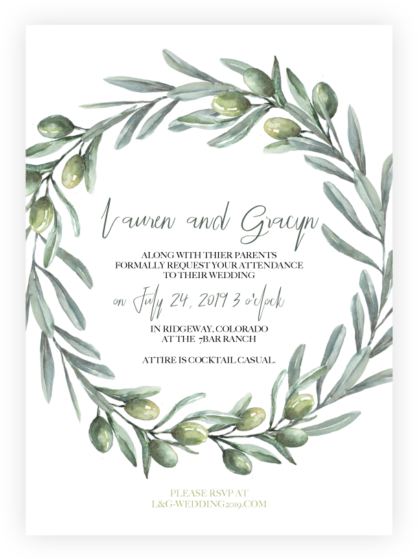 Custom Wedding Invitations