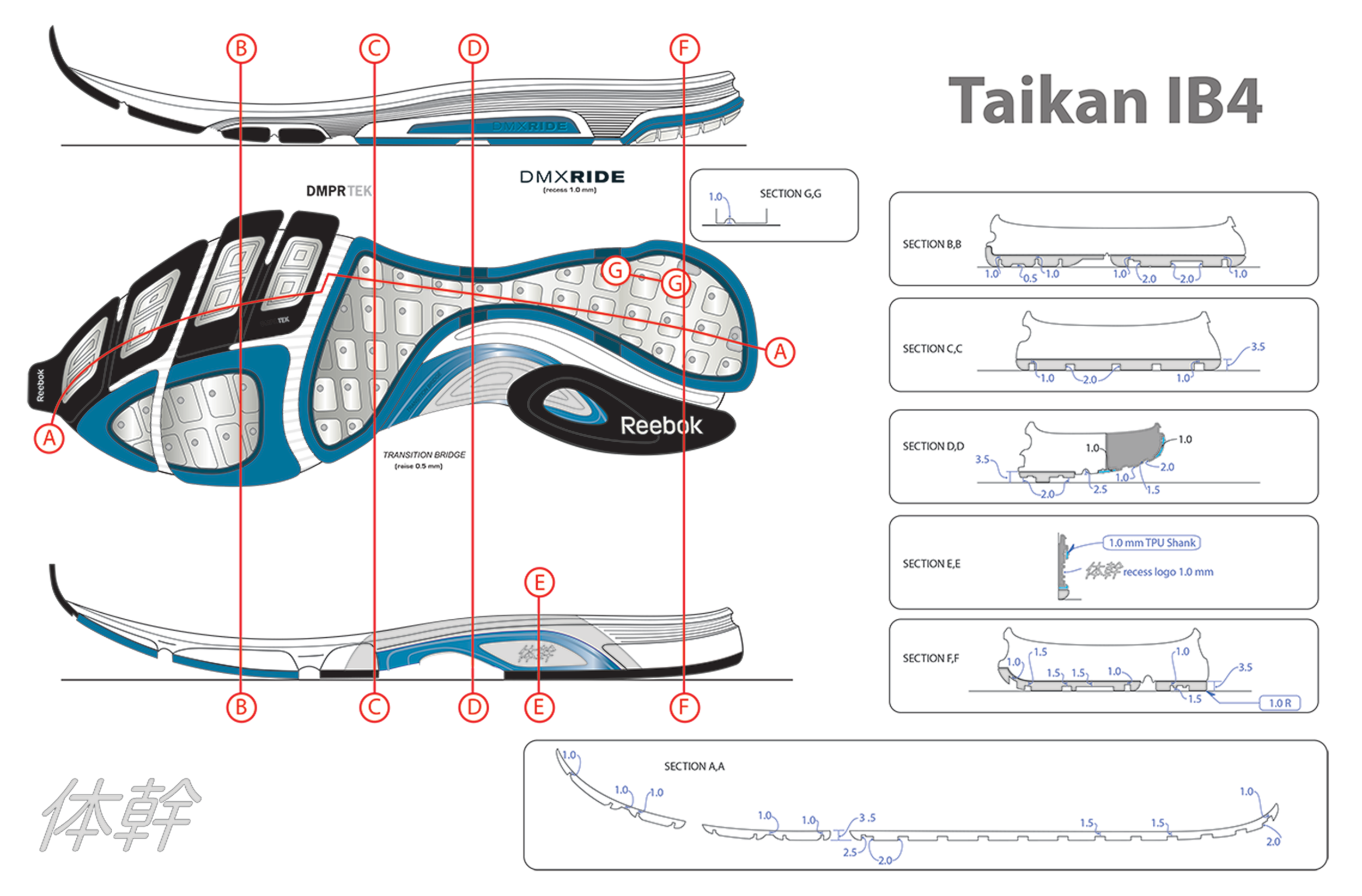  This running shoe focuses on midfoot striking and forefoot flexibility 