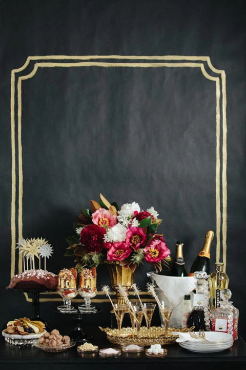 Harper's Bazaar . Holiday Food Display.
