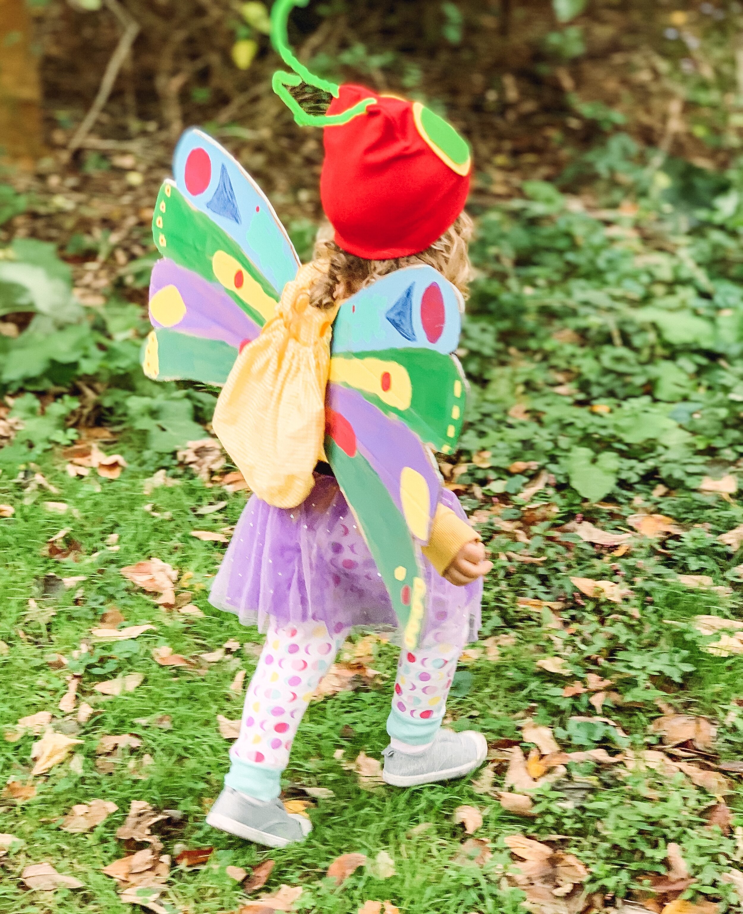 Halloween 2019: DIY Very Hungry Caterpillar + Butterfly Costume