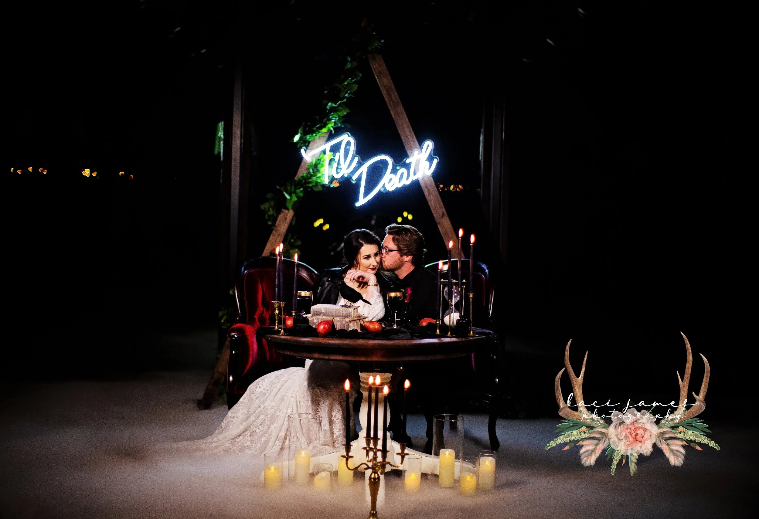 Till Death Do Us Part- Oklahoma Moody Halloween Styled Shoot