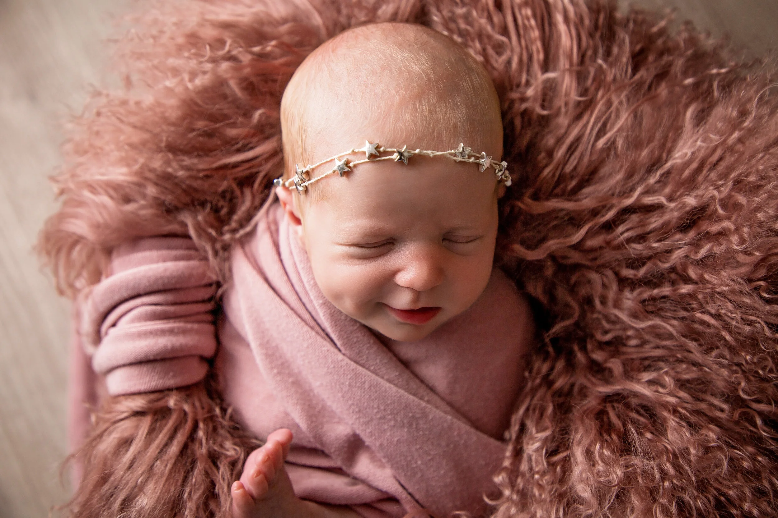Happy Sleeper :: Oklahoma Newborn Photographer