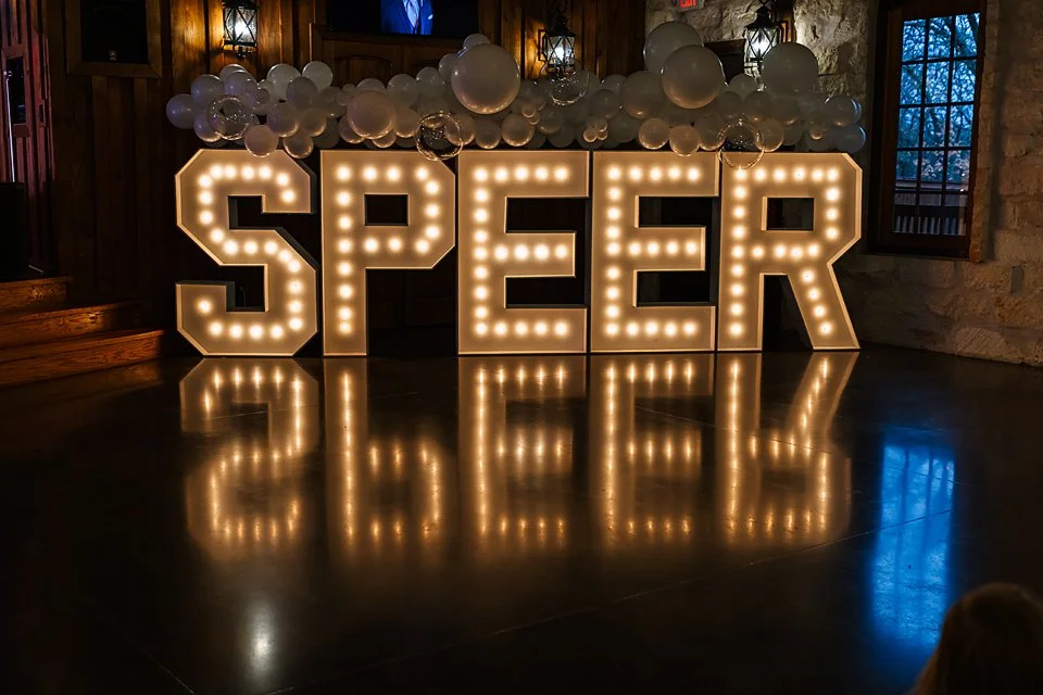 The Artistry of Wedding Marquee Letters: Illuminating Love Stories