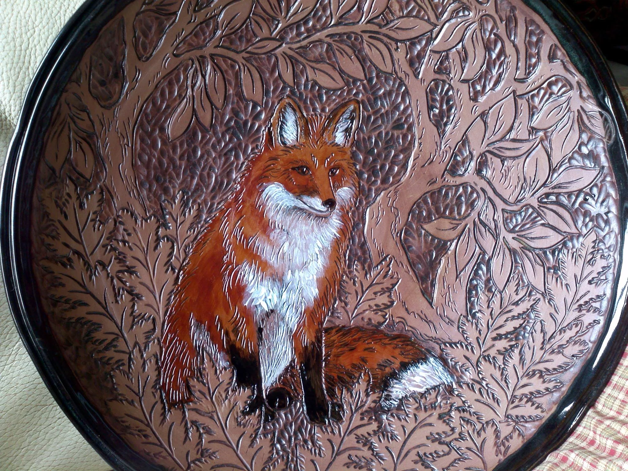 Watcher in the Woods Wall Platter