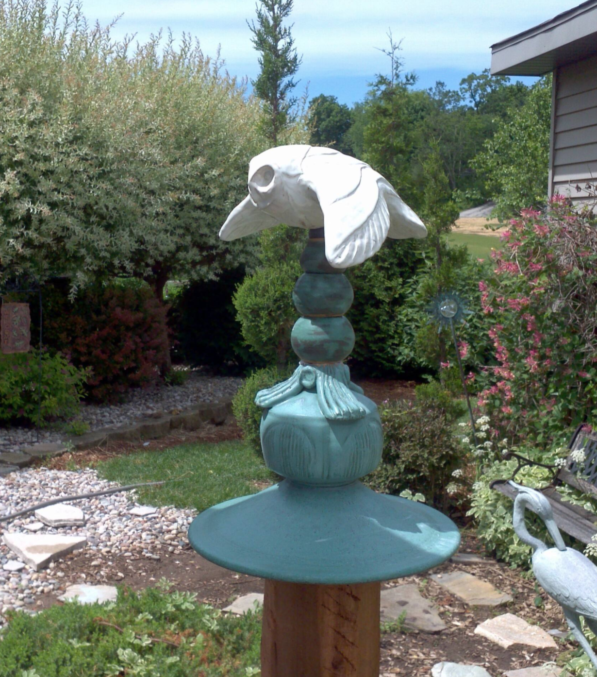 Detail, Garden Totem, Messenger