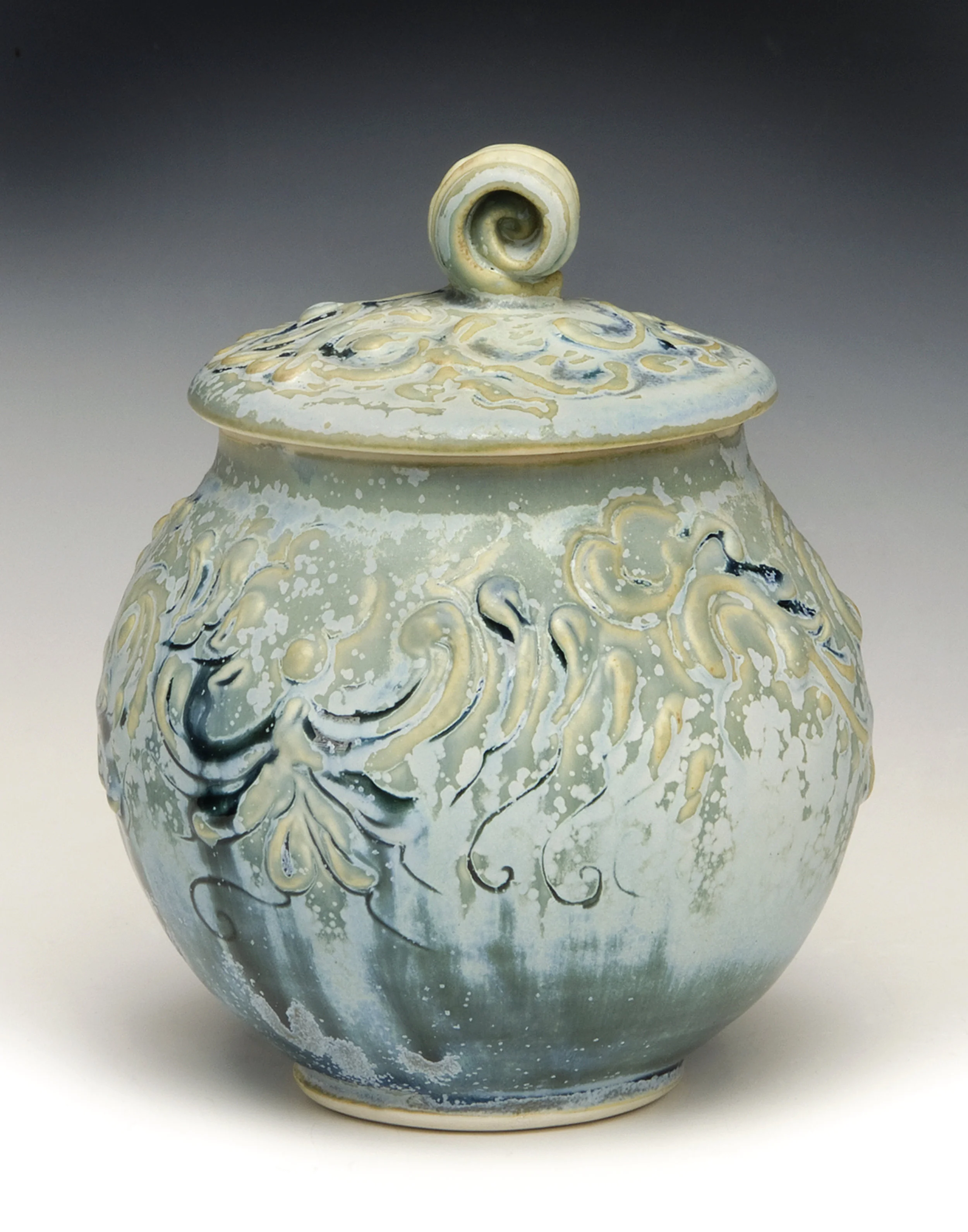 Sugar Jar, Summer Blue