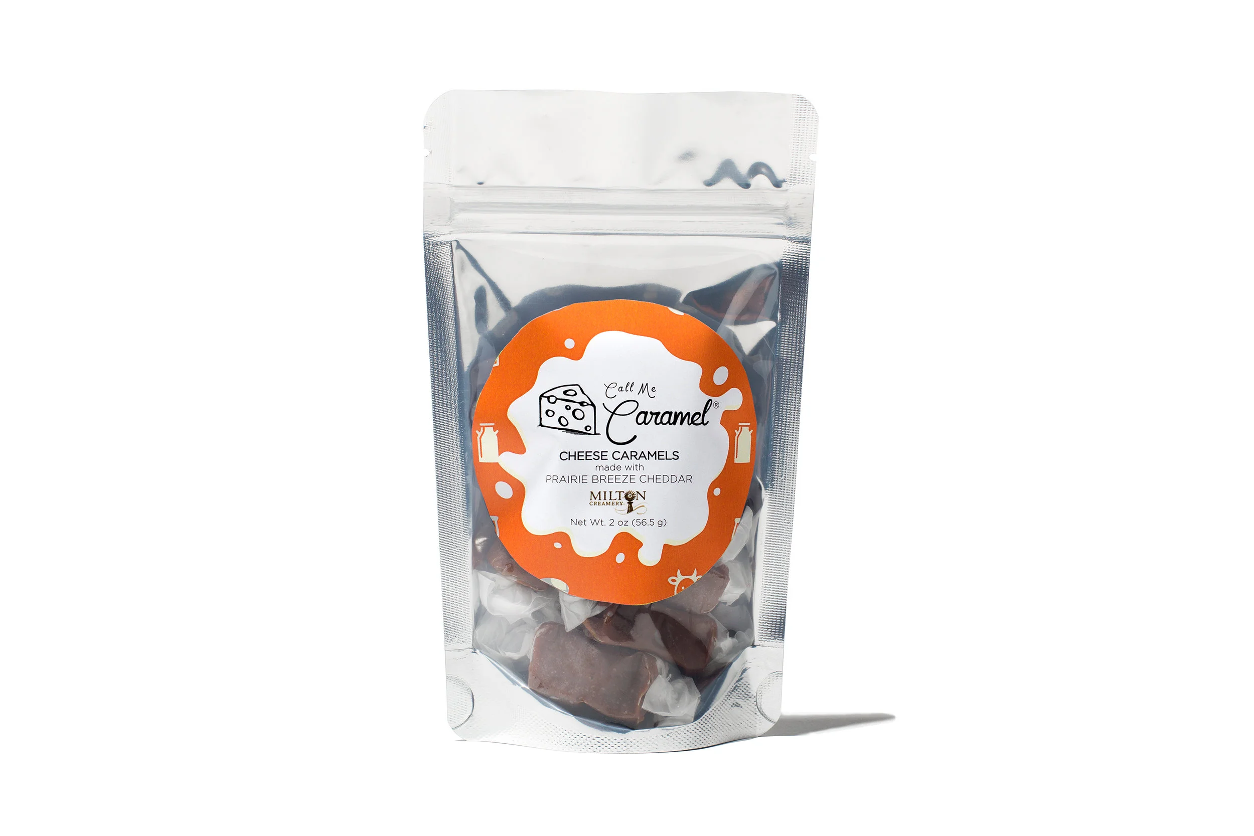 CHEESE CARAMELS WITH CHEDDAR - 2 OZ BAG