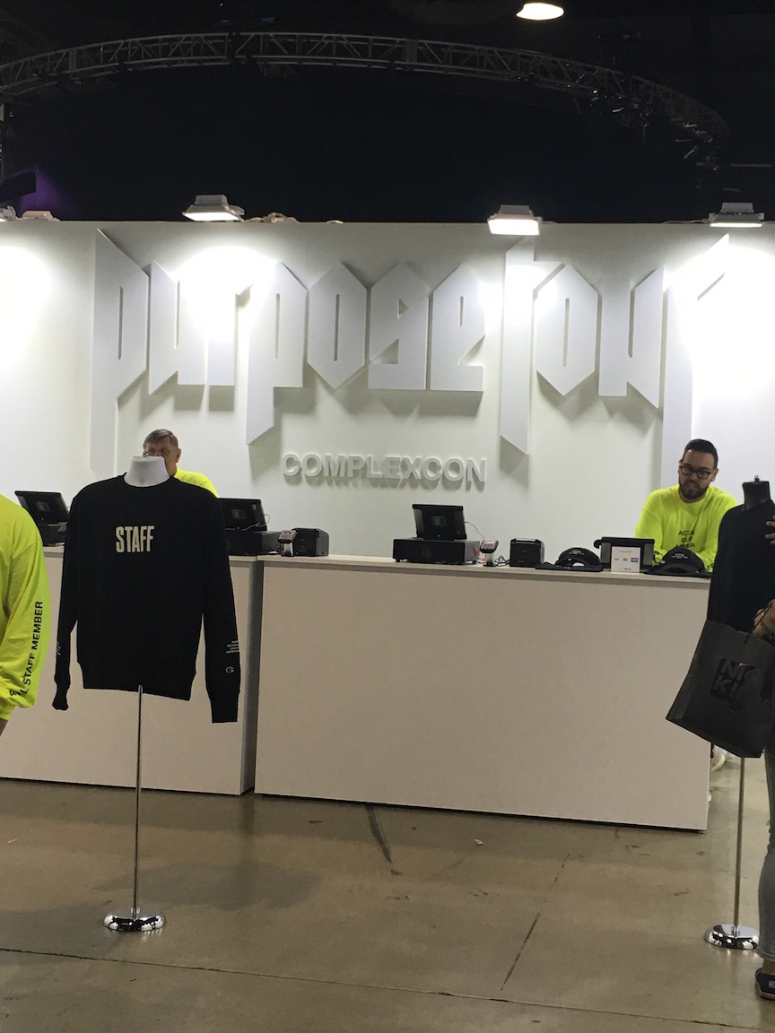 As in Justin Beiber's Purpose Tour?