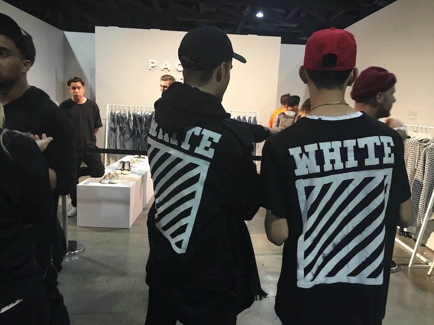 EVERYONE was in black. Everyone. Even these kids wearing shirts announcing WHITE.