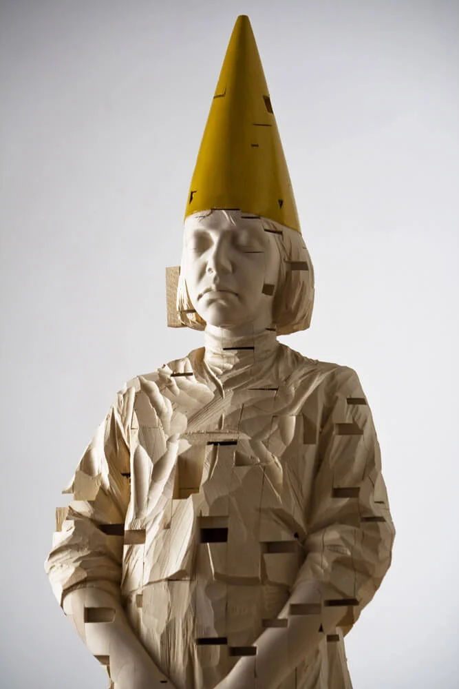 Your sweat (dettaglio), 2009, legno, 189 x 38 x 32 cm
