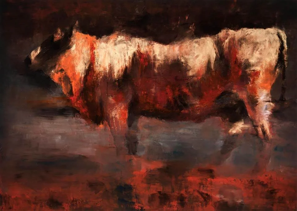 Golden calf, 2015, olio su tela, 170x240 cm