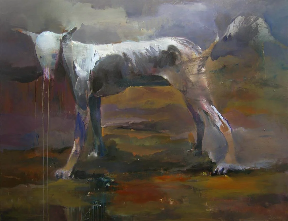 Dream #1 - I'm Julius in the Eden garden, 2016, olio su tela, 120x150 cm