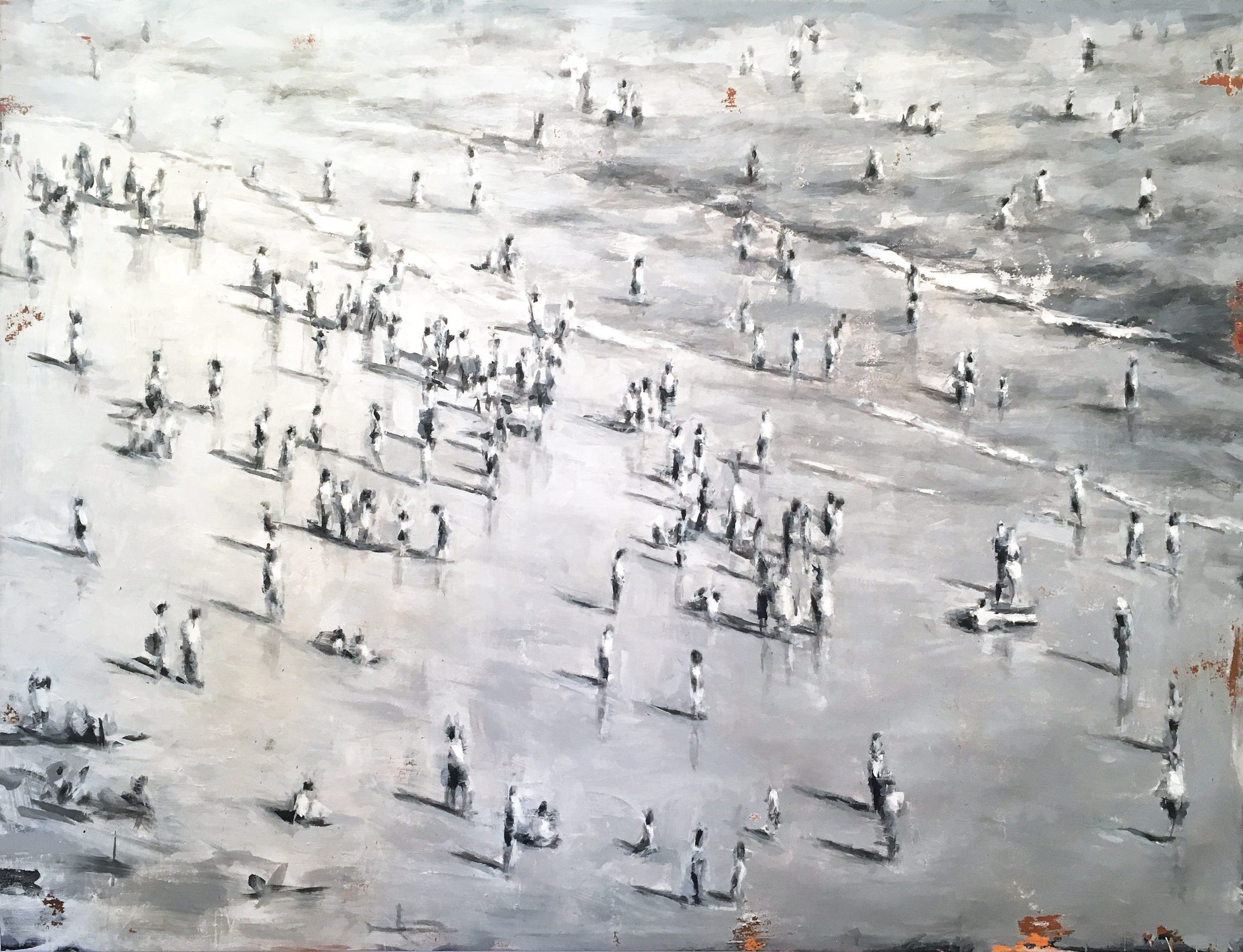 Di nuovo estate, 2018, acrilico su tela, 150x195 cm