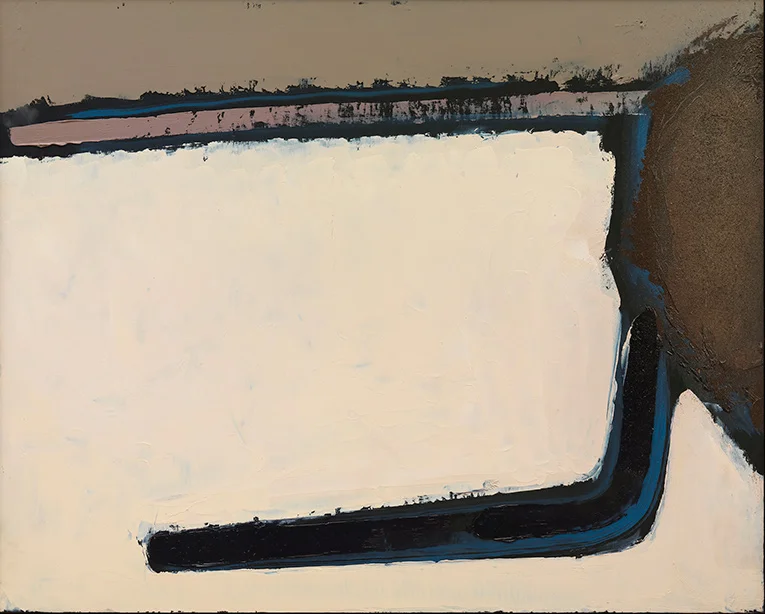 Neve 9, 1985, olio su pannello, 80x100 cm