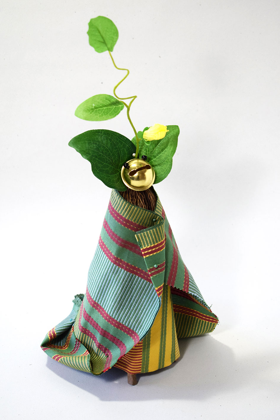 Silvano, 2017, assemblaggio di materiali vari, 35x25x20 cm