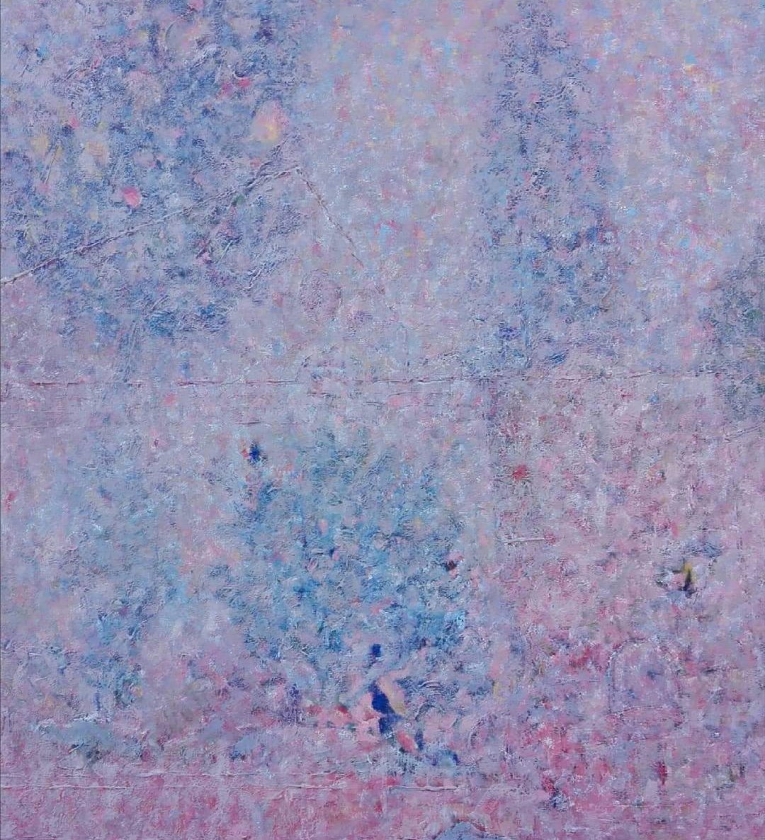 Crepuscolo rosa, 2019, olio su tela, 45x35 cm